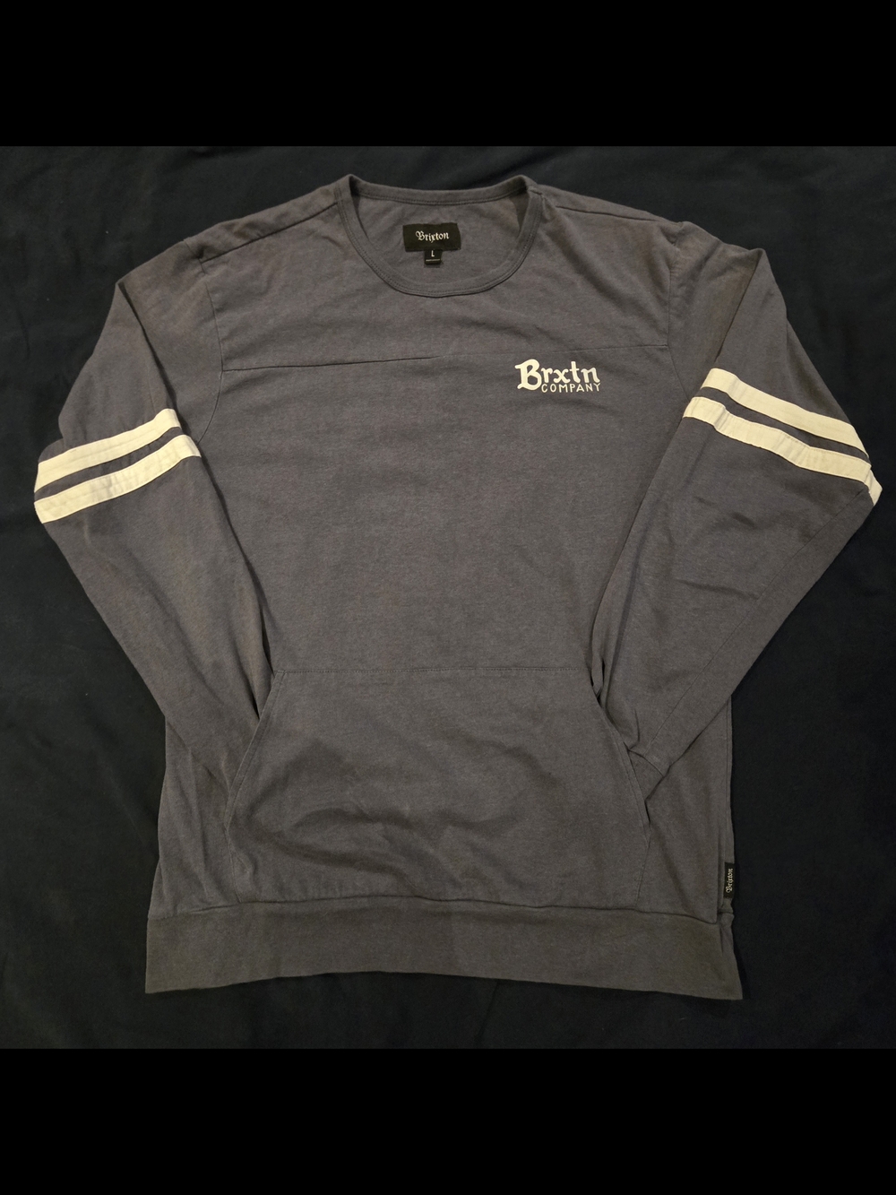 Brixton Navy Long-Sleeve Shirt